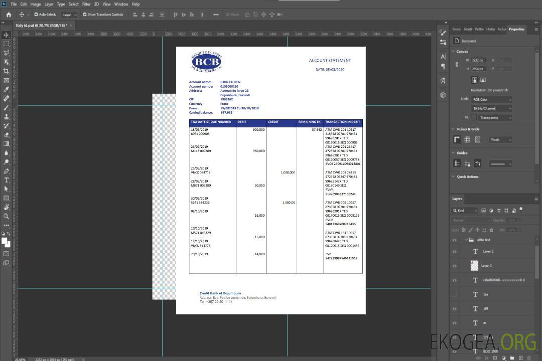 Banque de Crédit du Burundi de Bujumbura (2) template